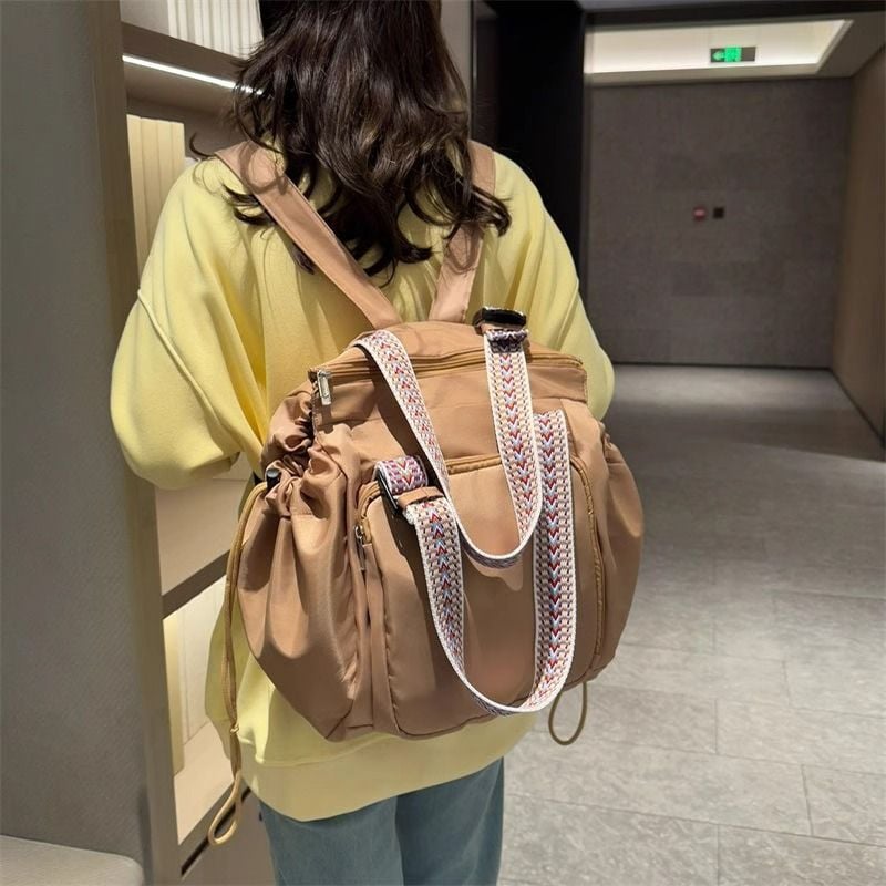 Convertible 15-Pocket Travel Tote Backpack