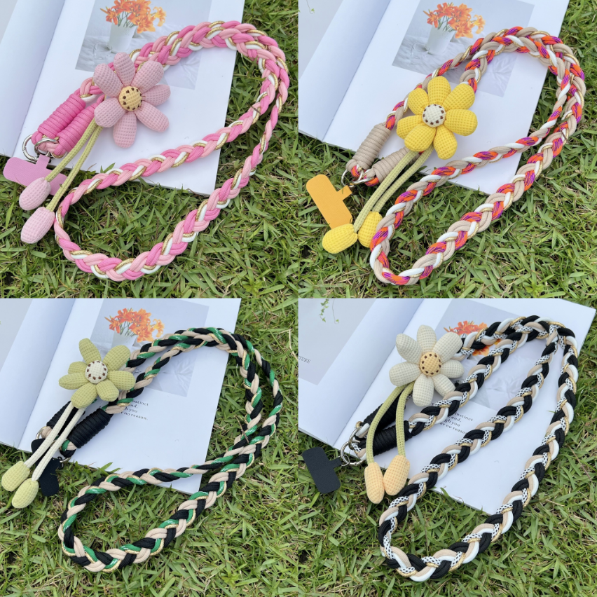 🌞Cute Floral Phone Crossbody Lanyard – Hands-Free & Stylish!
