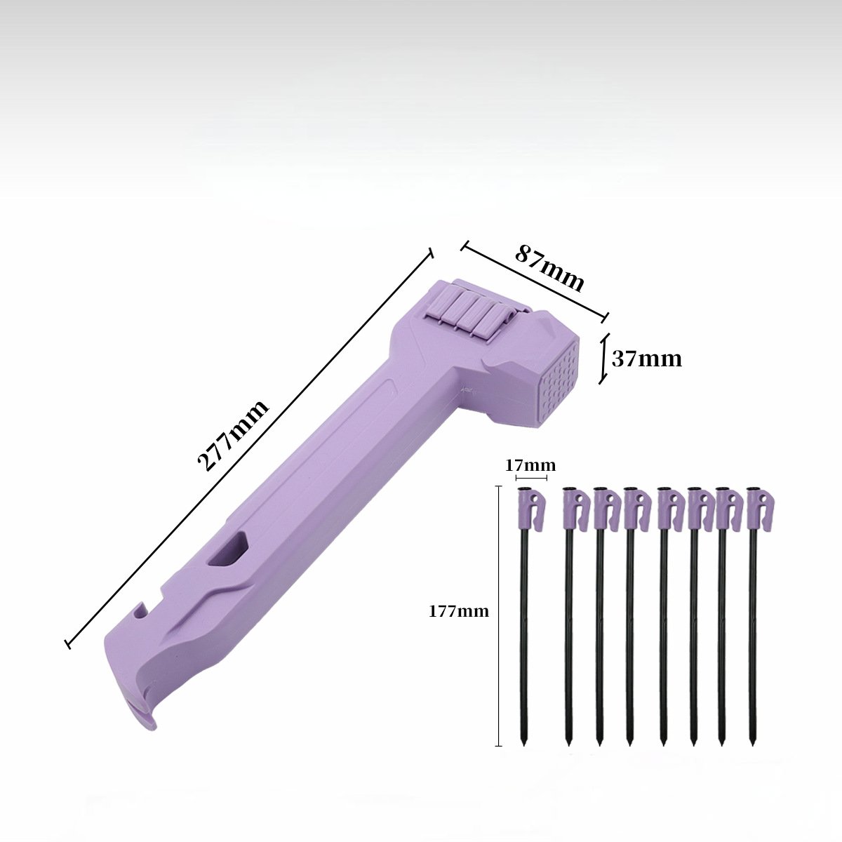 🔥HOT SALE 49% OFF - 🔨🏕️Multifunctional Camping Hammer & Tent Stake Puller✨