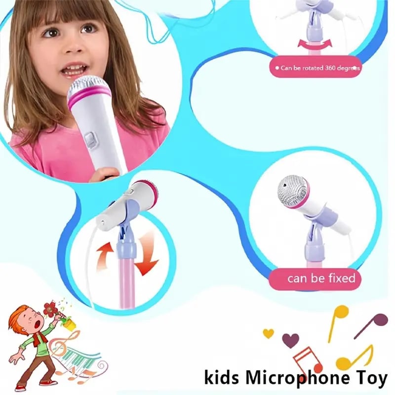 ð¥LAST DAY SALE 49% OFFð¥Microphone Toy, Karaoke Machine Toy with Light