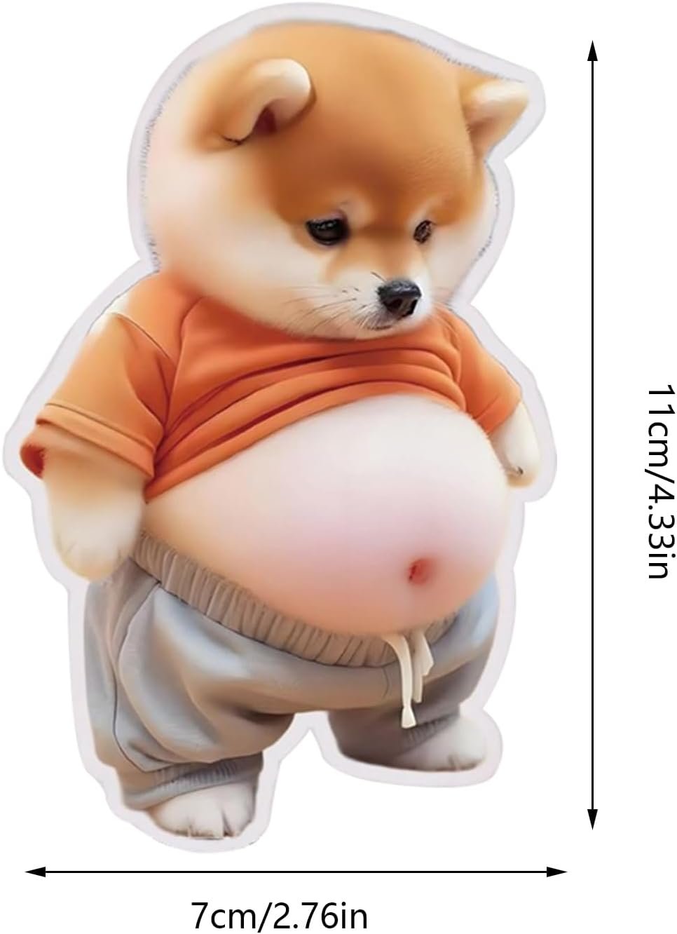 ✨3D Dog & Cat Belly Mochi Squishy Stickers