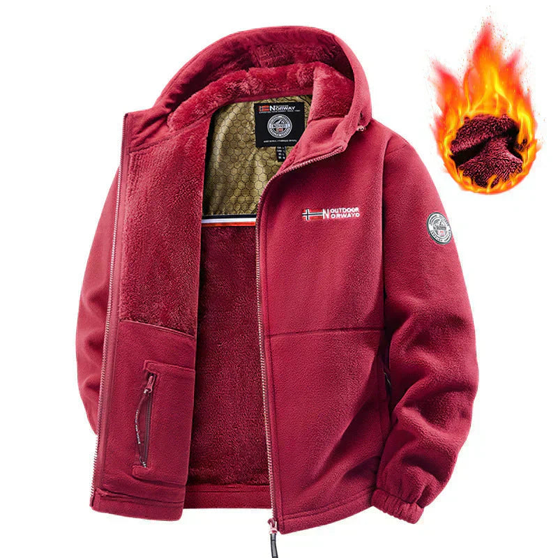 🔥Upgraded Unisex Hooded Casual Graphene Heated Insulated Jacket (with Internal Pockets)