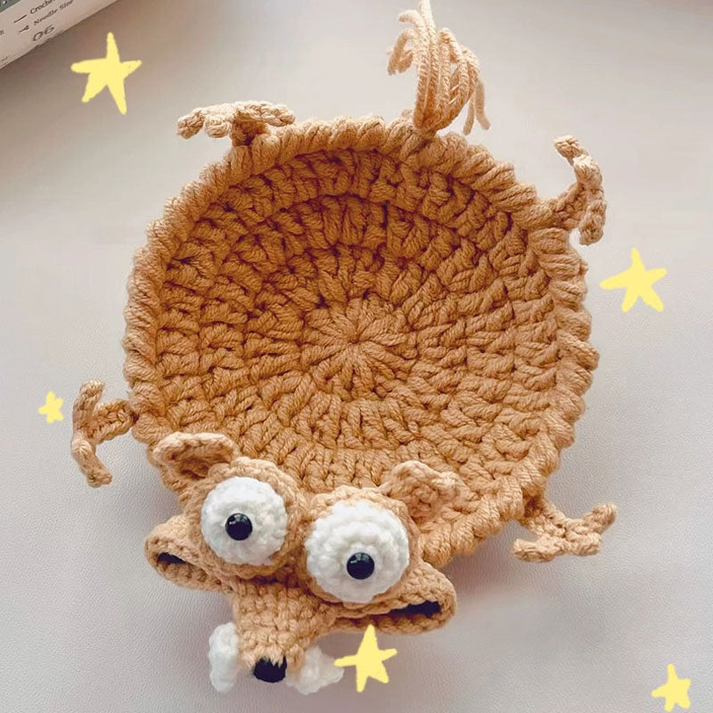 🧶Adorable Animal Knitted Coaster