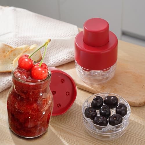 🍒Cherry Pitter Tool: Multi-functional 7-Hole Core Remover for Jam Making🍯