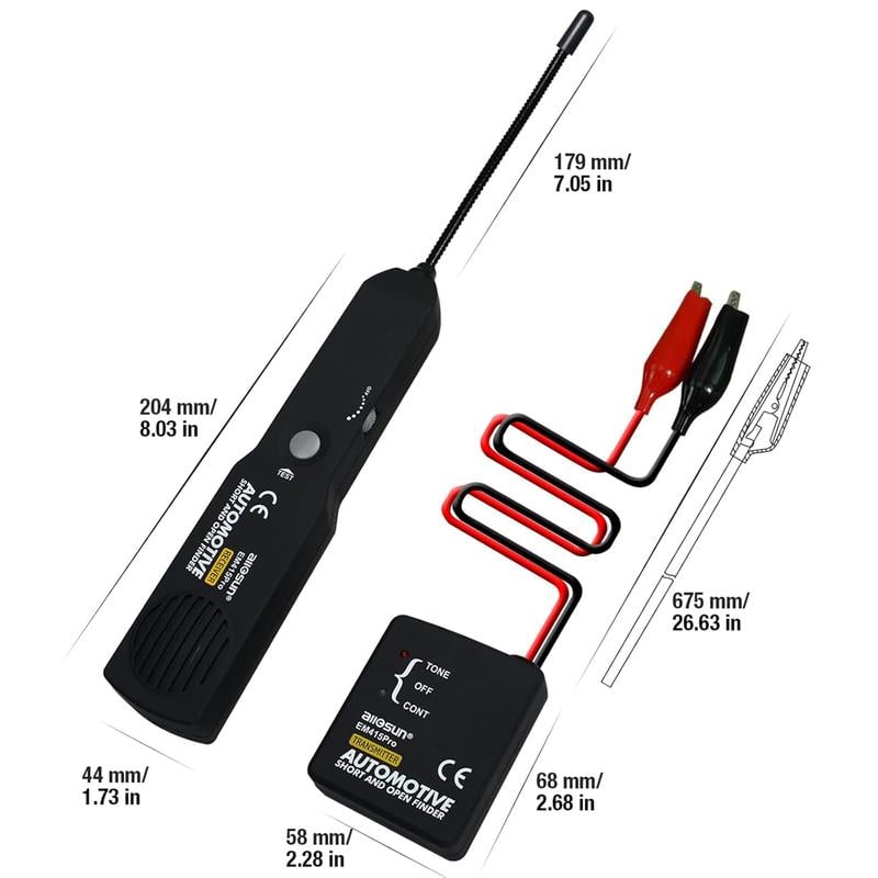 ๐ฅ EM415 Automotive Electrical Open & Short Finder Circuit Tester