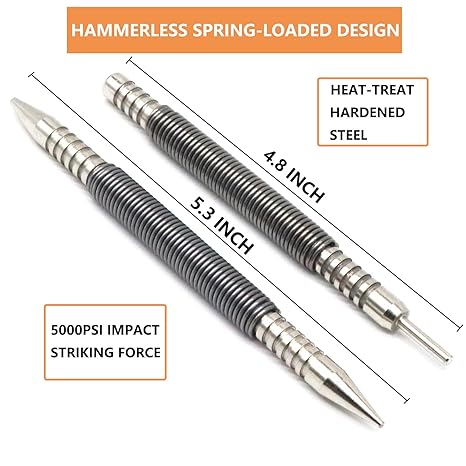 Hammerless Nail Set Punch