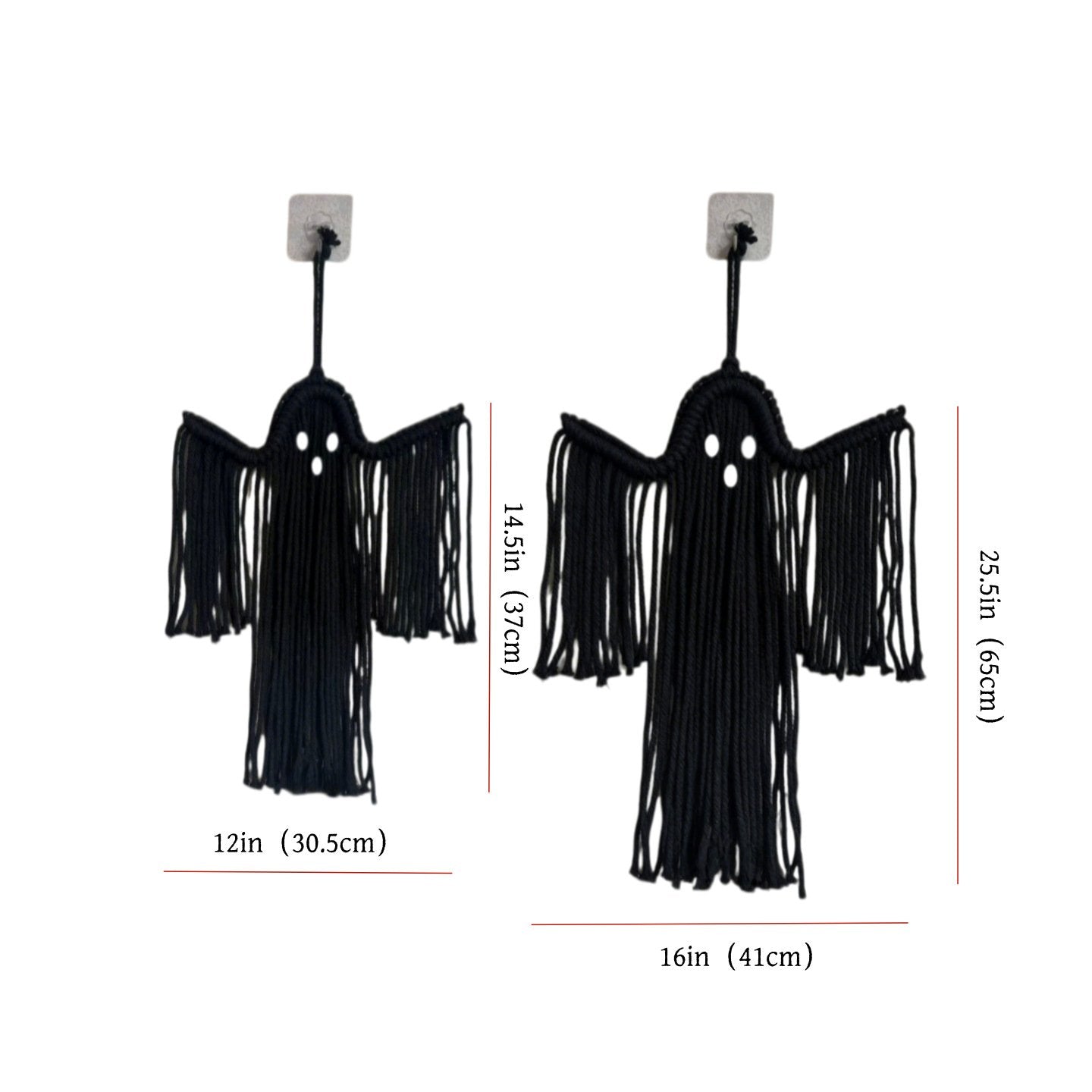 🎃Woven Halloween Ghost Wall Decoration – Ghost Hanging Ornament👻