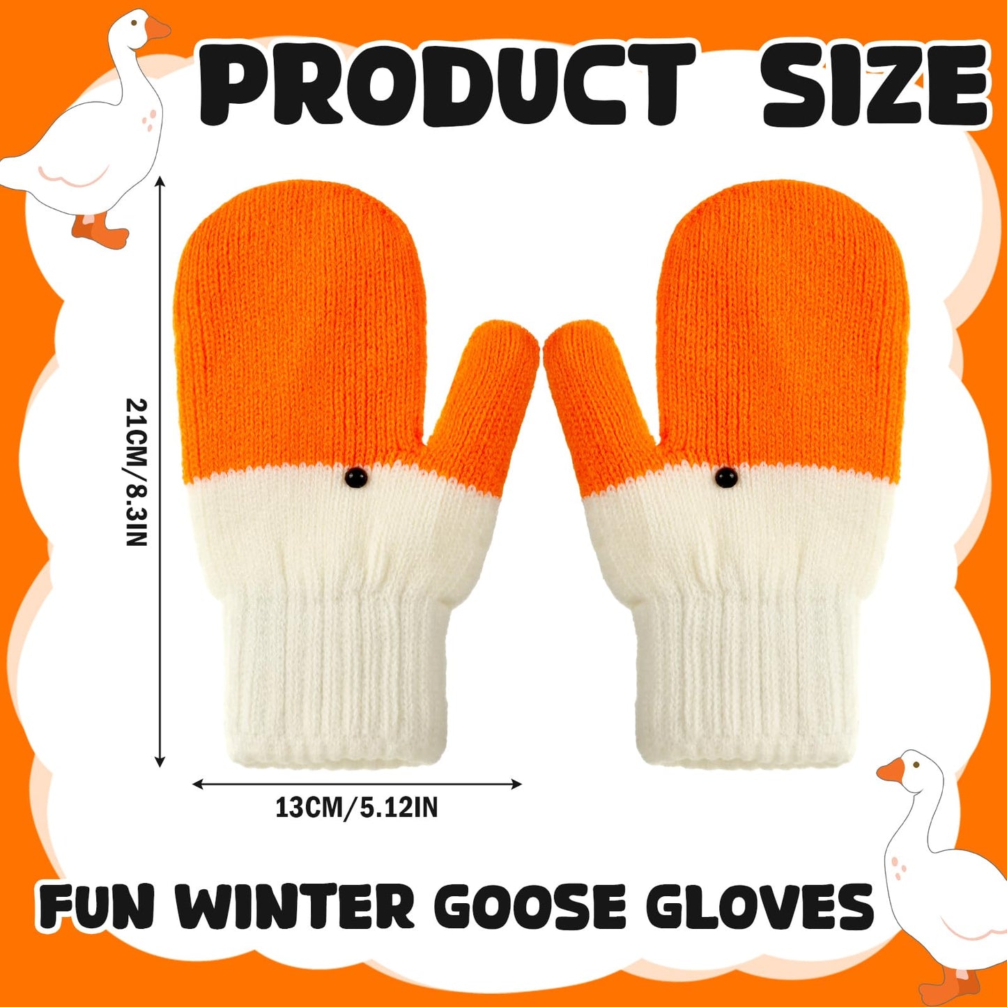 Holiday Mega Sale🔥The "Silly Goose" Knitted Thermal Handcrafted Mittens