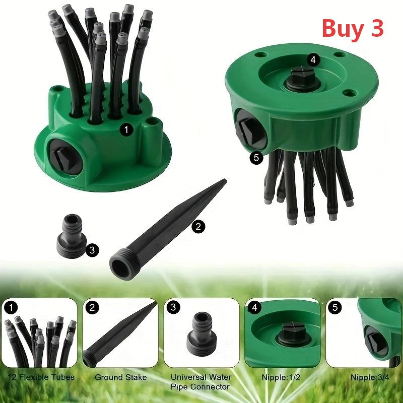 🚿360° dekking precisie tuinberegeningssproeier