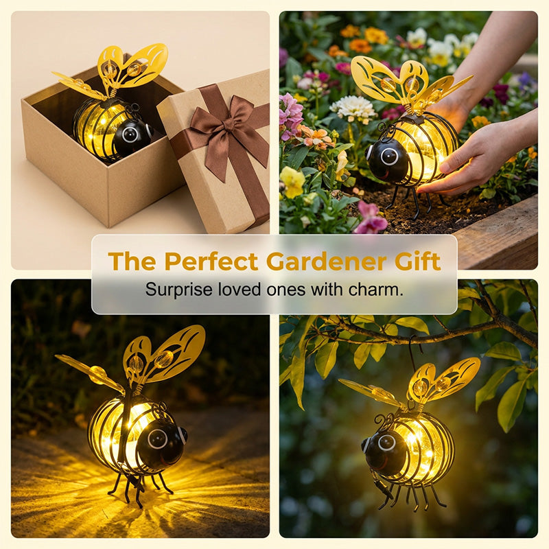 🐝 Solar Powered Hanging Bee Garden Light