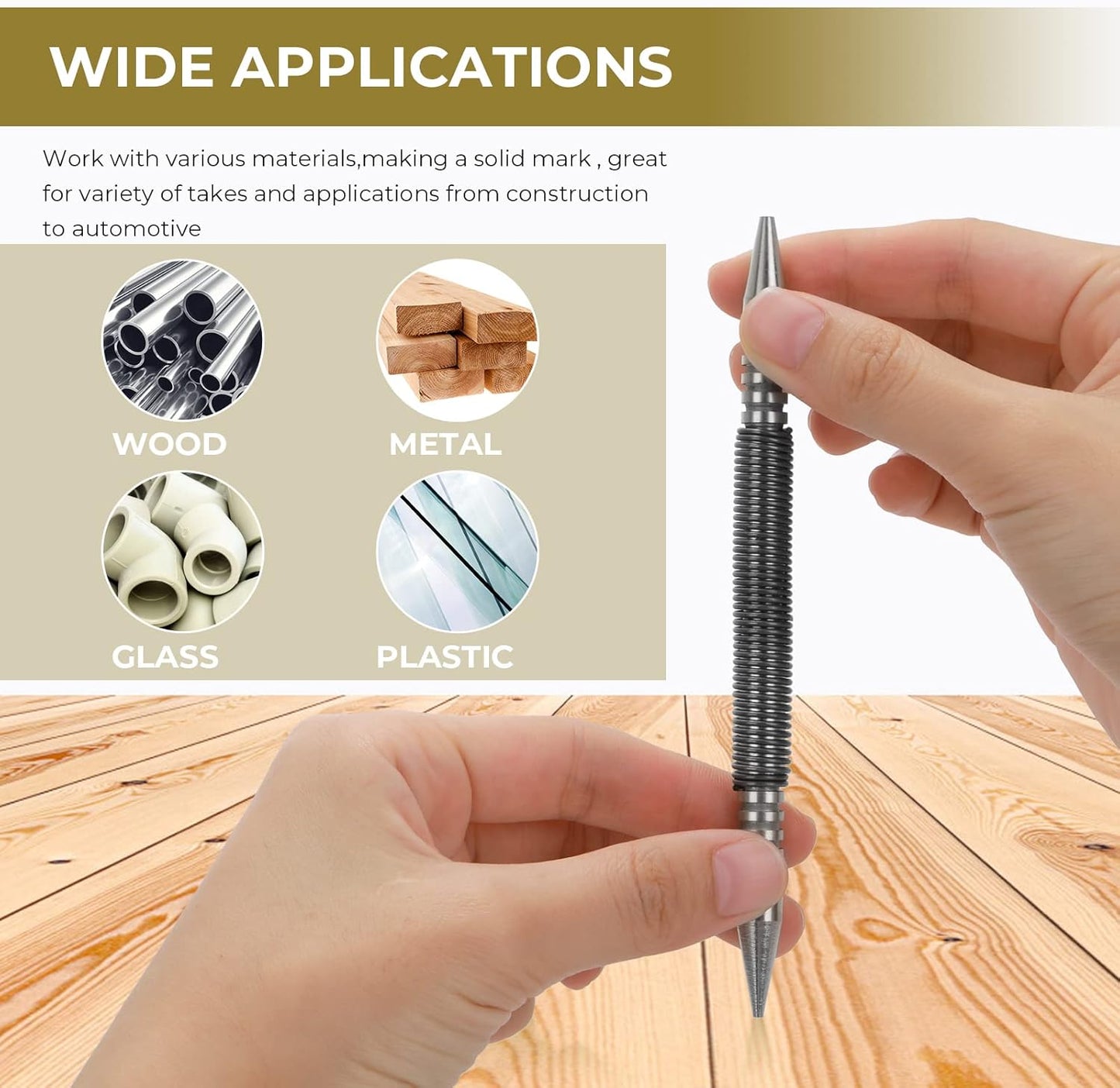 Hammerless Nail Set Punch