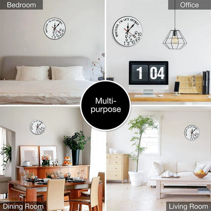 🔥Last Day 49% OFF -"I'm Late Anyway" Wall Clock😂⏰