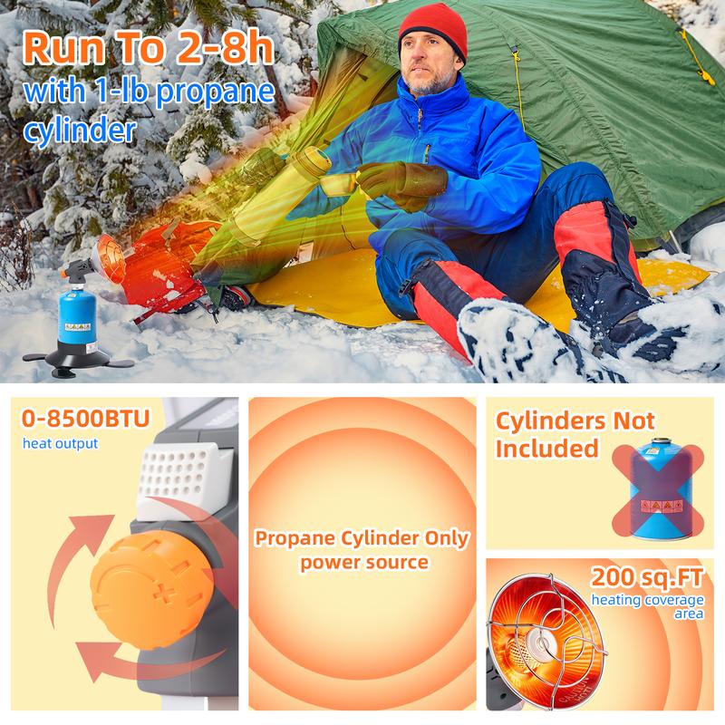 🏆45K+ SOLD🏕️Portable Outdoor Heater- Suitable For Outdoor Camping Tent Garage Fishing