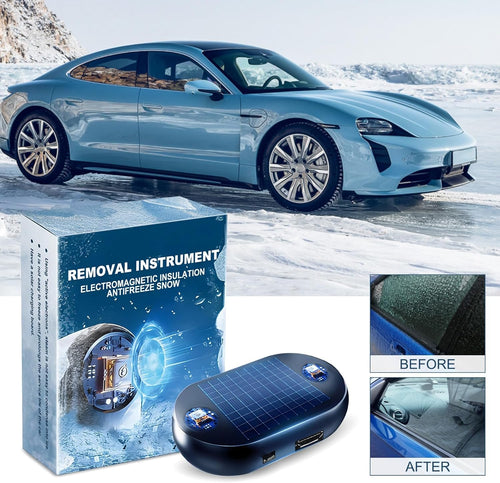 🔥❄️2025 Newest Electromagnetic Snow and Ice Prevention Device (Solar Powered)