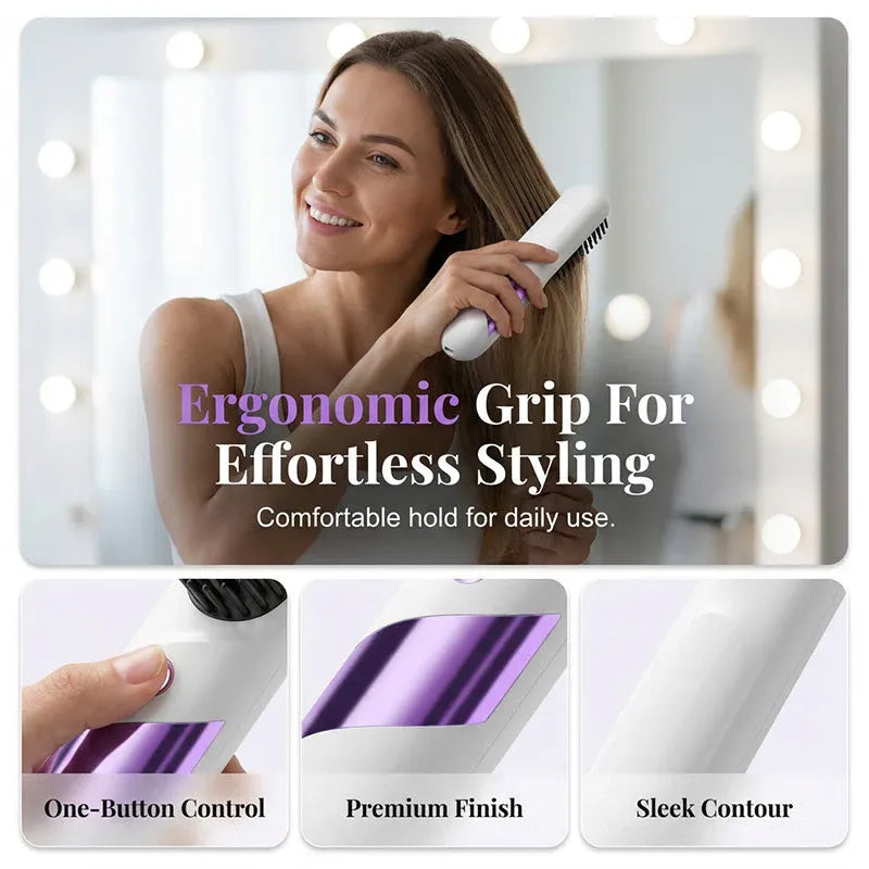 🔥Limited-time offer- 49% OFF🔥Cordless Ceramic Hair Straightener Brush