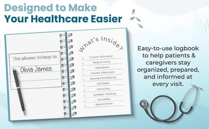 🔥🩺❤️Doctor-Approved Medical Visit Logbook: Your Essential Medical Planner