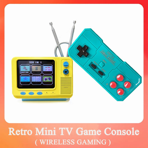 Retro Mini TV Game Console with Wireless Controller