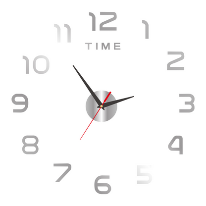 Creative DIY 3D Acrylic Digital Wall Clock