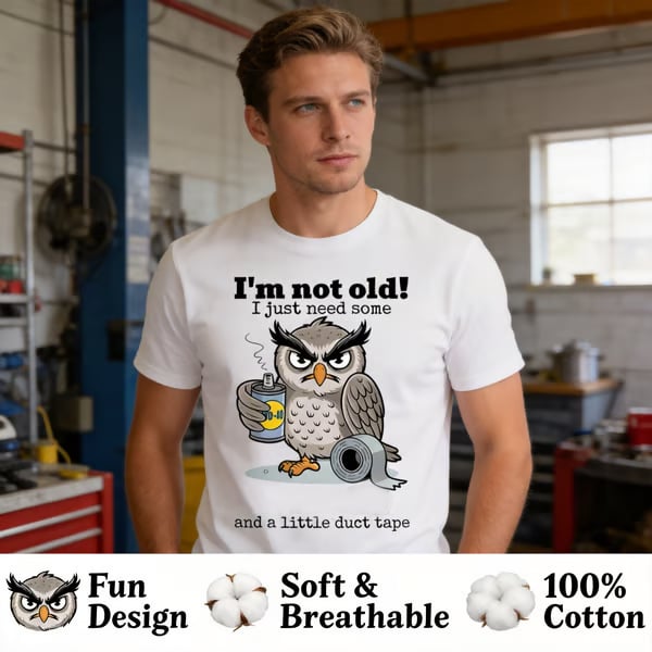 🔥HOT SALE 49% OFF - 🦉Owl "I'm Not Old" Graphic T-Shirt