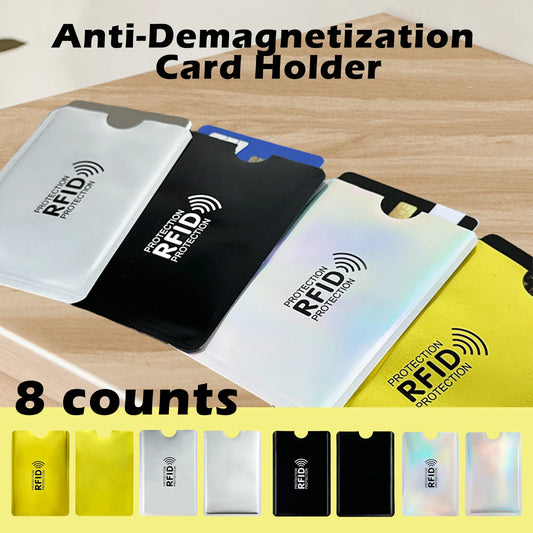 RFID Blocking Sleeves – Protect Your Cards from Electronic Theft (8-Pack)