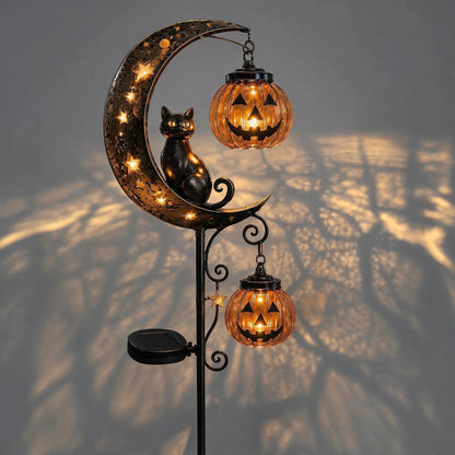 🎃 Halloween Early Bird Sale | 49% OFF Pumpkin Moon Garden Stake Light