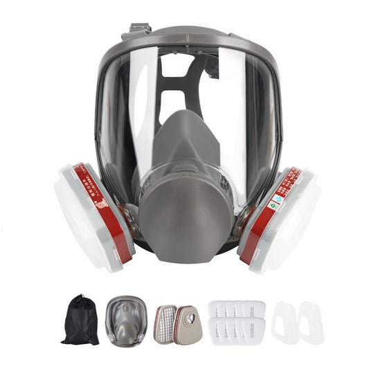 Full-face self-filtering respirator for protection against dust and toxic substances
