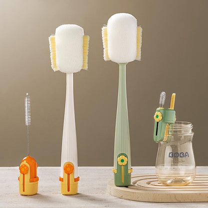 😫Stop the Hidden Germs!🧴5-in-1 Bottle Cleaning Brush (Multifunctional)