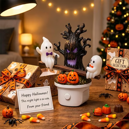 🔥Summer Sale 49% OFF🔥 - 👻 Halloween Ghost Tree LED Night Light