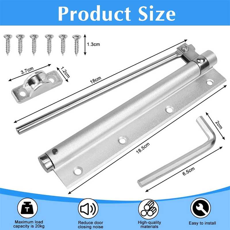 Automatic Door Self-Closing Hinge