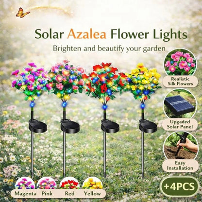 🔥LED Solar Flower Lights Rhododendron