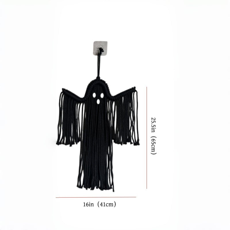🎃Woven Halloween Ghost Wall Decoration – Ghost Hanging Ornament👻