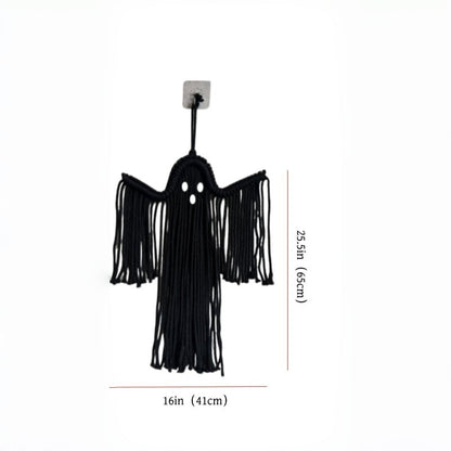 🎃Woven Halloween Ghost Wall Decoration – Ghost Hanging Ornament👻
