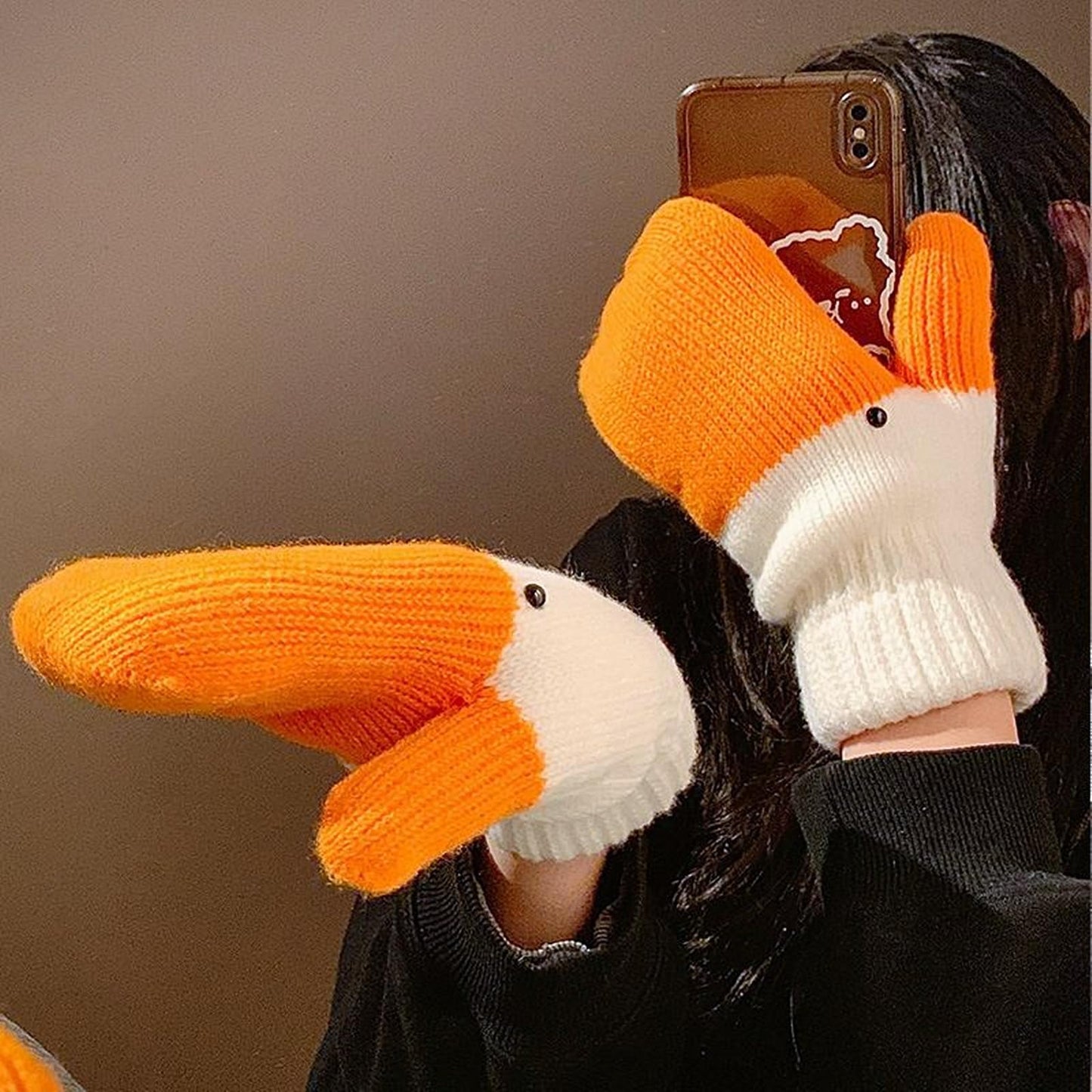 Holiday Mega Sale🔥The "Silly Goose" Knitted Thermal Handcrafted Mittens