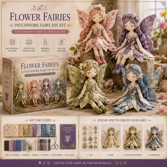 🔥LAST DAY 49% OFF - 🧵Fairy Patchwork DIY Collection