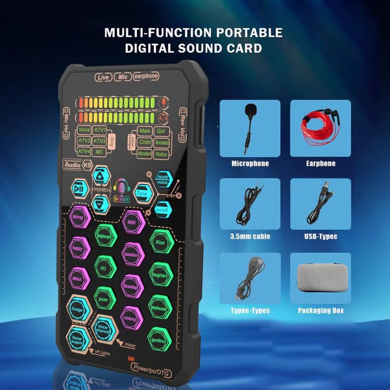 Small Handheld Sound Card Set