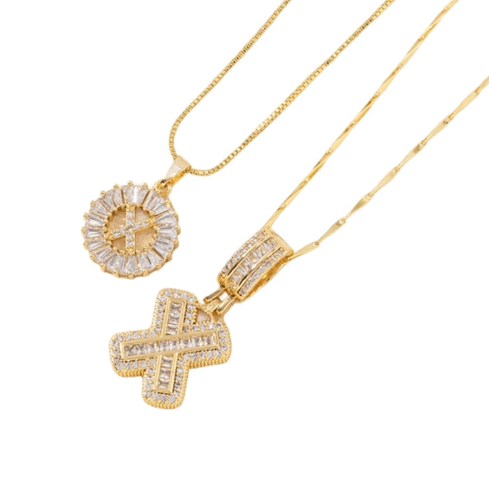 🔥Initial Letter Pendant Necklaces - 2 Pack