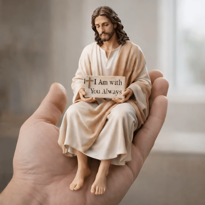 ✨Hand-Painted Jesus Figurine✝️“Fear Not, for I Am with You”