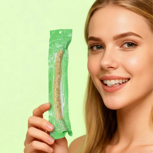 🌿 Natural Miswak Sticks – Individually Wrapped, Traditional Toothbrush for Fresh Breath & Healthy Gums