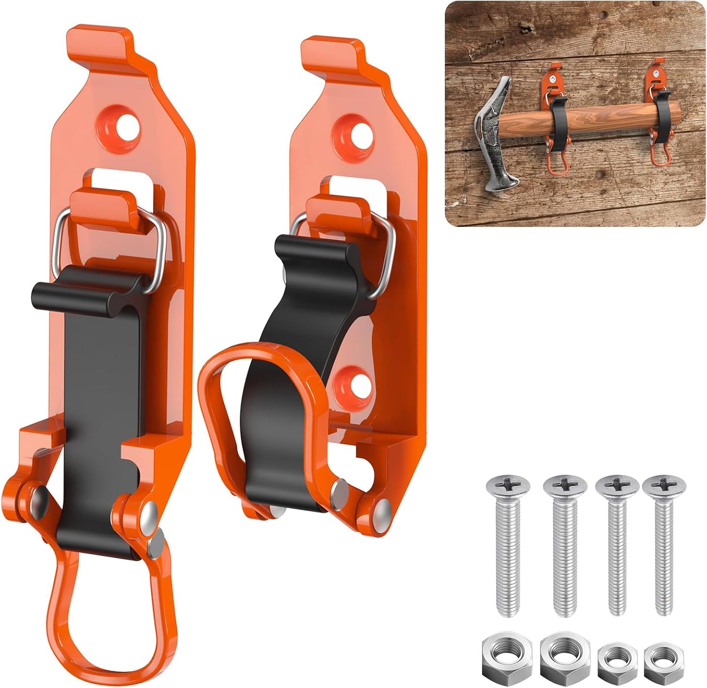 🛠️ Heavy Duty Metal Rubber Shovel Mount Kit