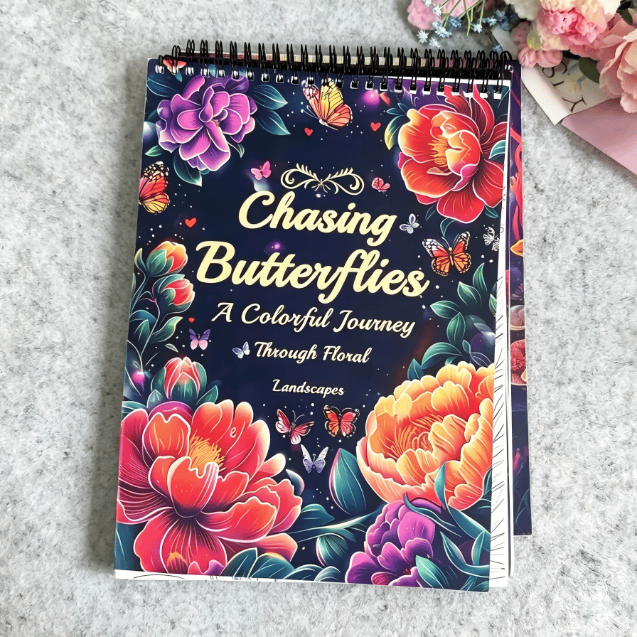 🖍️🎨Adult Coloring Stress Relief Books (Hardcover)