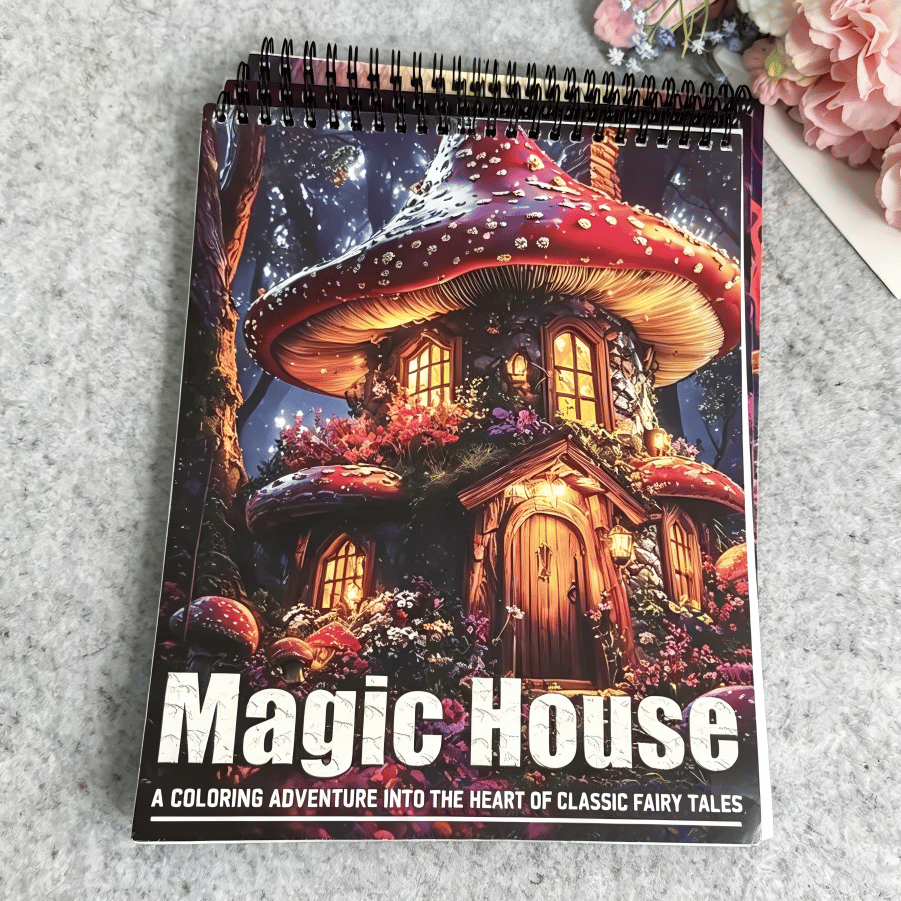 🖍️🎨Adult Coloring Stress Relief Books (Hardcover)