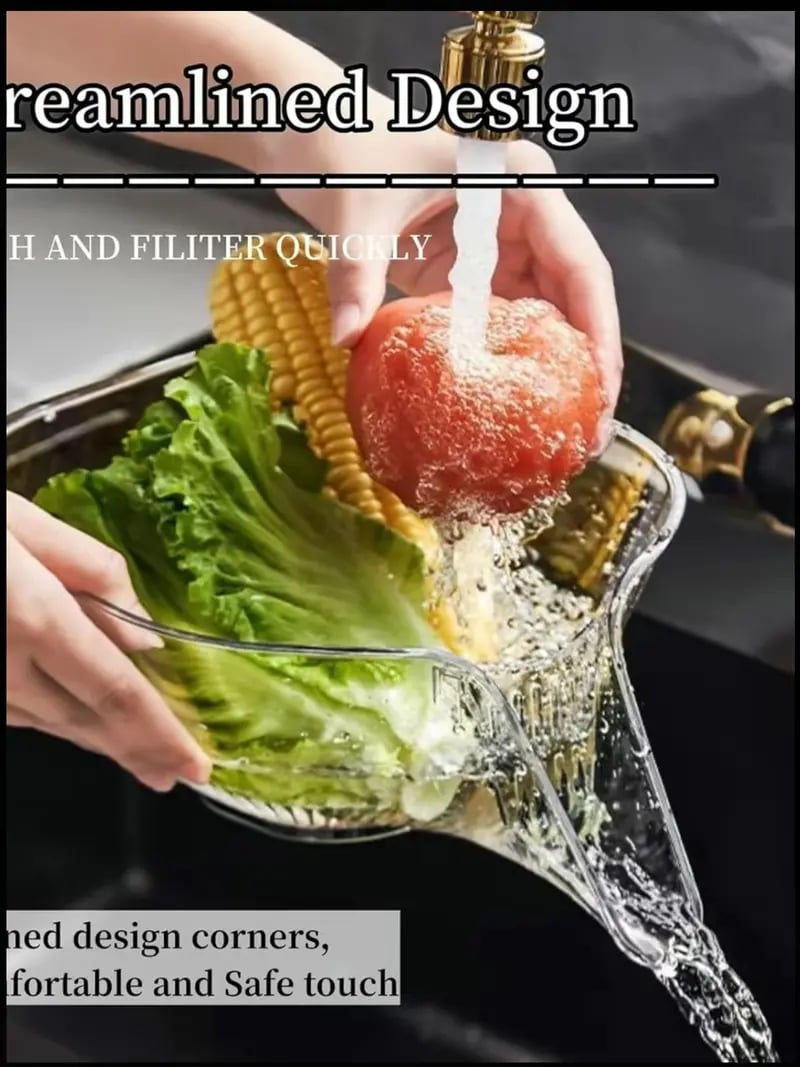 Buy 1 Get 1 Free Fruits and vegetables Drain Basket