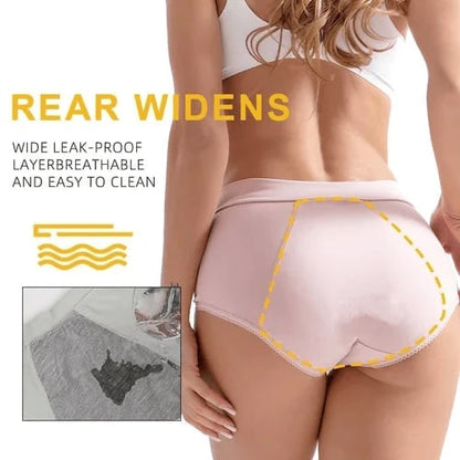 🩲  NOW! 🔥 High-Waisted Leak Proof Period Panties – Absorbent, breathable & odor-control – up to 3 tampons worth of protection – comfortable for all-day wear 🩸