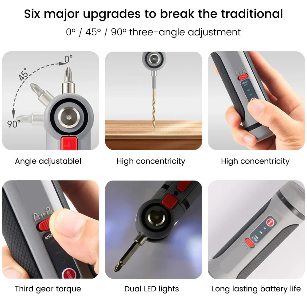 Mini Cordless Electric Screwdriver Kit – Power Up Anywhere