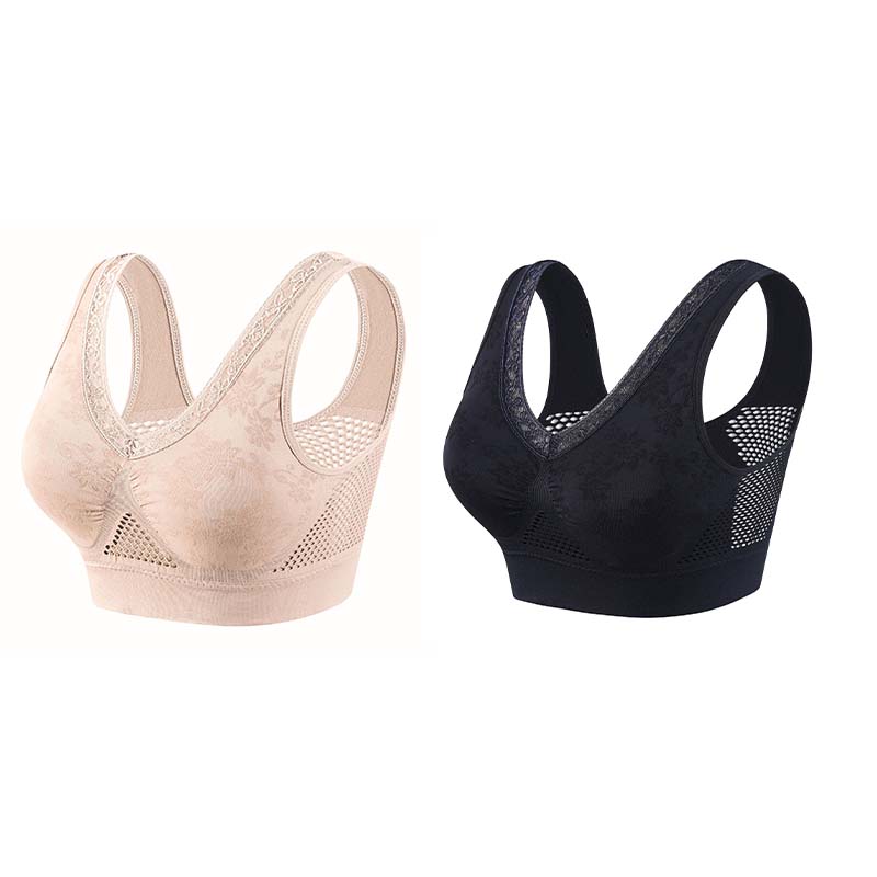 🏆 Last Day Special Price ! 💐 Buy One Get One Free 🎁 🌸 Pure Cotton Buttonless Comfy Lifting Bra