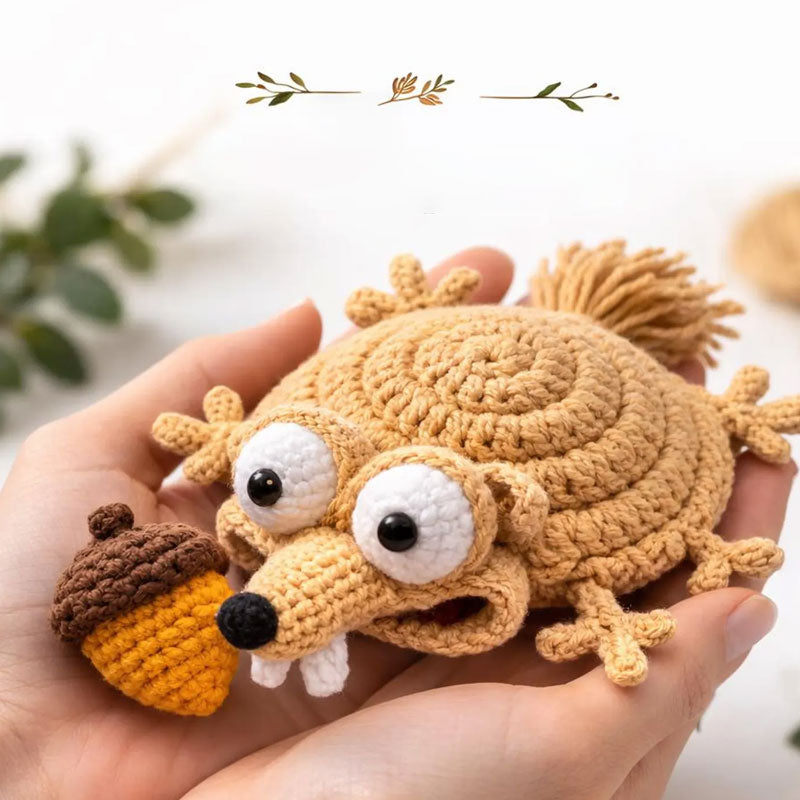🧶Adorable Animal Knitted Coaster