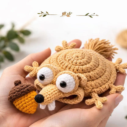 🧶Adorable Animal Knitted Coaster