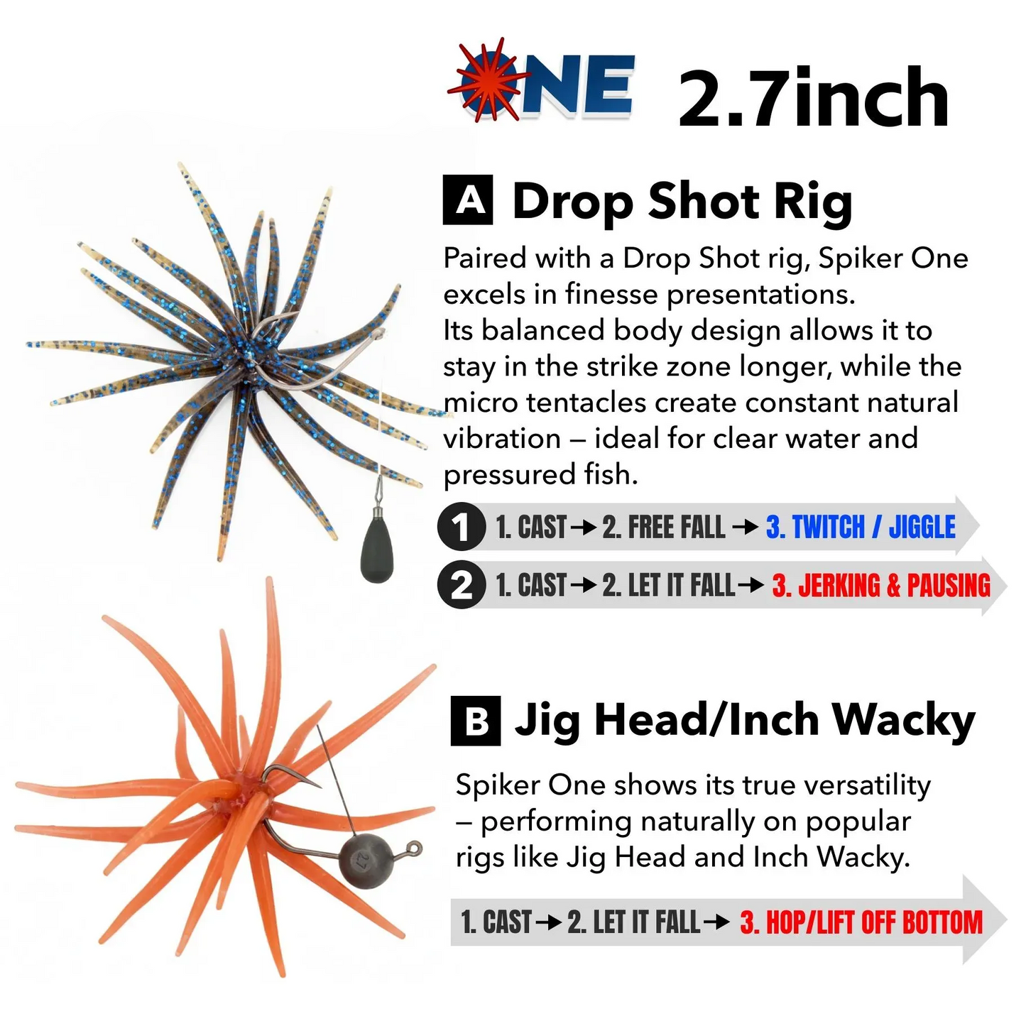 🎣🐙 Tentacle Finesse Soft Plastic Lure