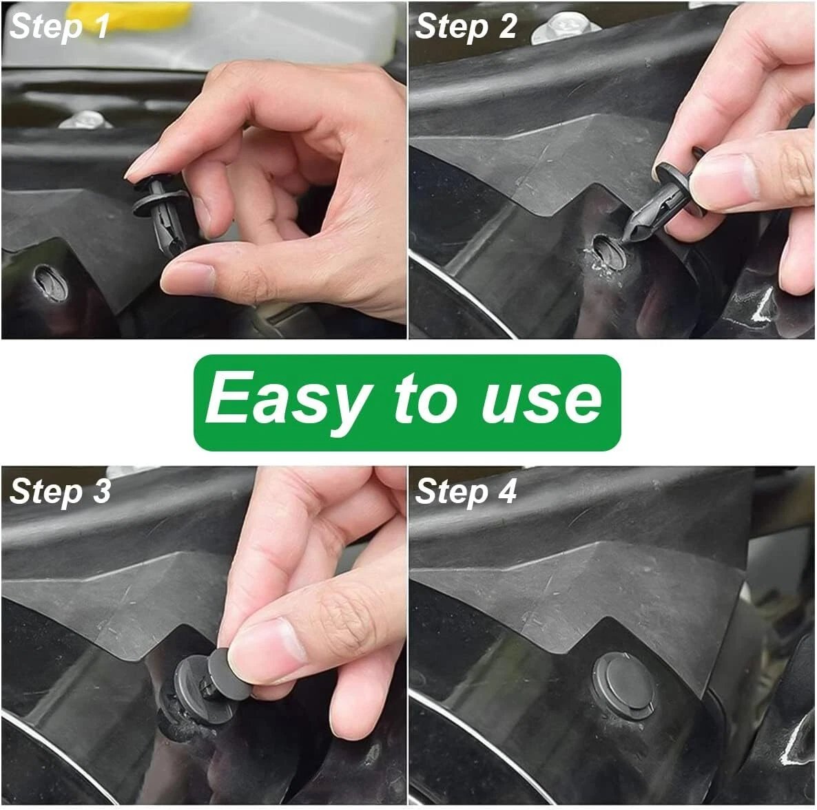 🔥 LAST DAY 49% OFF-100pcs Universal Expansion Screw Clips Set– Suitable For Car Mudguards, Door Panels, C05 C20 C32 B01 D02 A16 automotive parts.