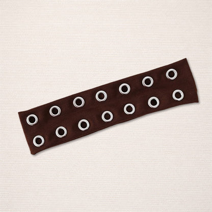 🖤 Punk Rivet Fashion Headband ⚡